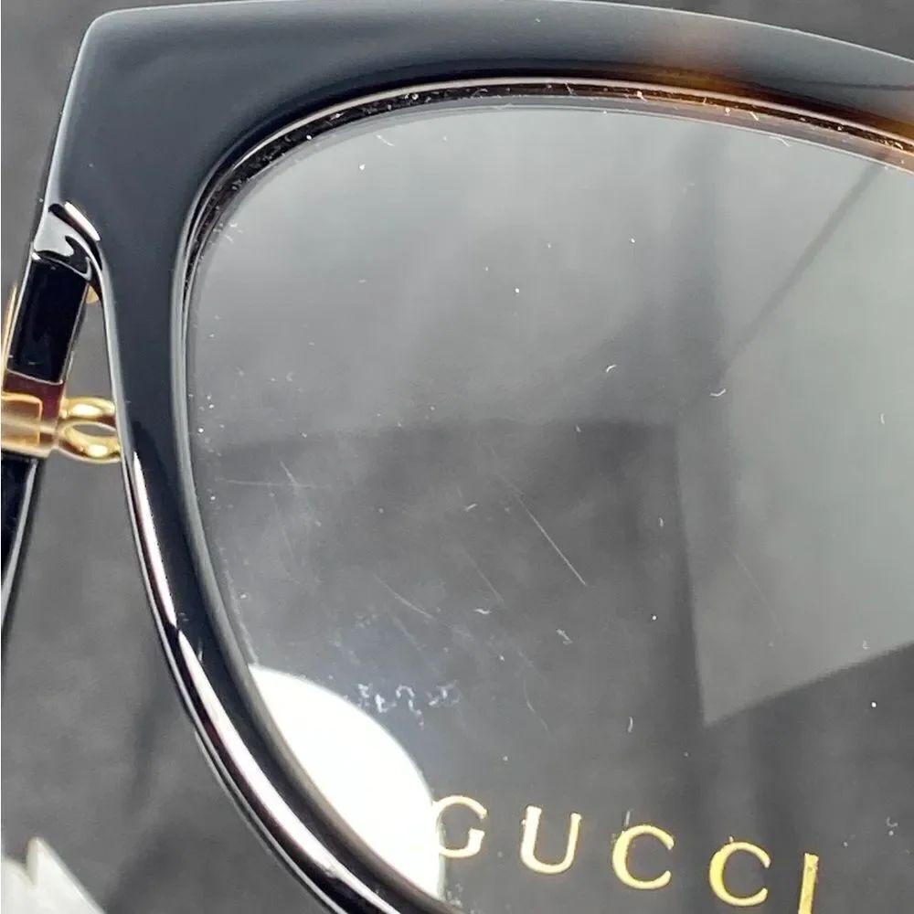 Gucci 54MM Cat Eye Optical Glasses - Picture 15 of 16